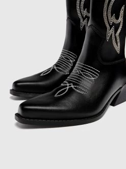 PULL & BEAR Pull&Bear Cowboylaarzen -Damesschoenen bb9390ae5516320ec6847af6ed14d77f